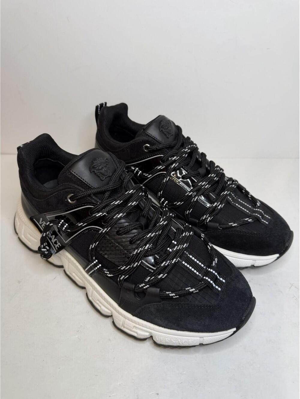 Versace Trigreca 2.0 Sneakers Black EU43.5 US10.5 Mens